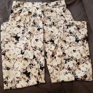 Floral dress pants